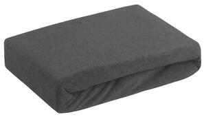 Prześcieradło EUROFIRANY Design 91 Frotte 140 x 200 cm Czarny