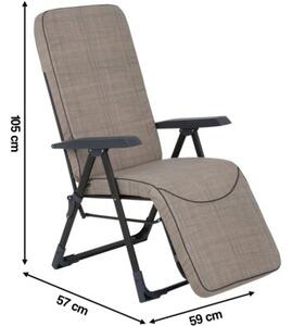 Fotel ogrodowy PATIO Modena Plus Black Edition H024-04IB