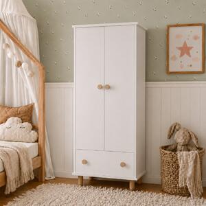 Szafa boho dla dziecka SIMPLE - Biała