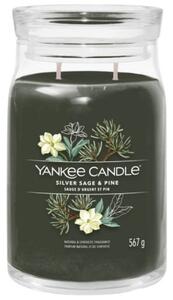 Świeca zapachowa Yankee Candle Signature DUŻA - Silver Sage & Pine