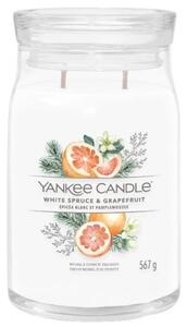 Świeca zapachowa Yankee Candle Signature DUŻA - White Spruce & Grapefruit