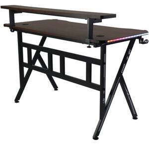 Biurko gamingowe COBRA CRF4012 RGB Brązowy