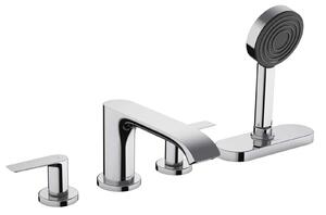 Hansgrohe Vivenis - 4-otworowa bateria na brzeg wanny sBox, chrom 75444000