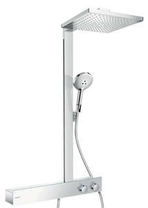 Hansgrohe Raindance E - Zestaw prysznicowy Showerpipe 300 z termostatem 600, EcoSmart 9 l/min, chrom 27364000