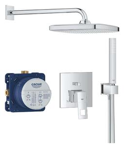 Grohe Eurocube - System prysznicowy z baterią podtynkową, 25 cm, 1 strumień, chrom 25239000