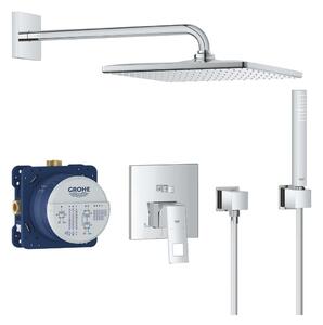 Grohe Eurocube - System prysznicowy z baterią podtynkową 31 cm, chrom 25238000