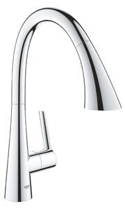 Grohe Zedra - Bateria zlewozmywakowa z wyciąganą wylewką, chrom 32294002