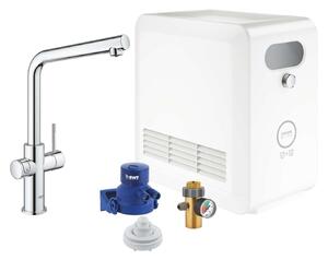 Grohe Blue Professional - Bateria zlewozmywakowa z urządzeniem chłodzącym i filtracją, chrom 31347003