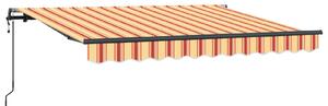 Markiza zwijana Żółty 350 x 200 cm tkanina