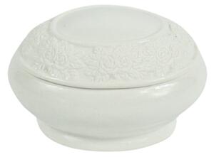 Biała porcelanowa miska z pokrywką BAKJA