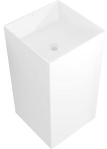Mexen Xola-2 umywalka wolnostojąca z konglomeratu 45 x 45 cm, biała mat - 26594500