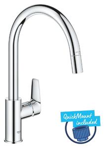 Grohe Start Edge - Bateria zlewozmywakowa z wyciąganą wylewką, chrom 30551000