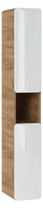 Szafka łazienkowa ARUBA 805 25 cm biała/dąb