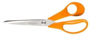 FISKARS - Nożyczki uniwersalne, dla osób praworęcznych, długość 21 cm, pomarańczowe 1000815