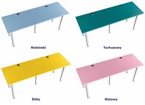 Podwójne biurko dla dzieci, rodzeństwa Miro - 4 kolory