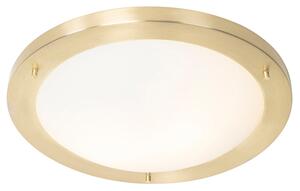 Zewnetrzna Nowoczesna lampa sufitowa złota 41 cm IP44 - Yuma Oswietlenie zewnetrzne