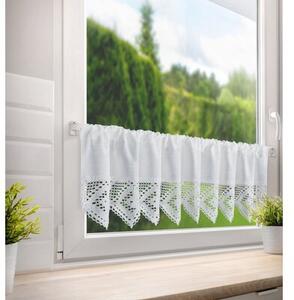 Firana gotowa EUROFIRANY Isaac 150 x 30 cm BiaÅy