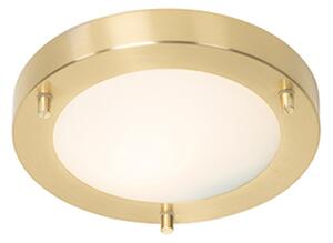 Zewnetrzna Nowoczesna lampa sufitowa złota 18 cm IP44 - Yuma Oswietlenie zewnetrzne