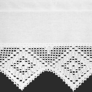 Firana gotowa EUROFIRANY Isaac 150 x 30 cm BiaÅy