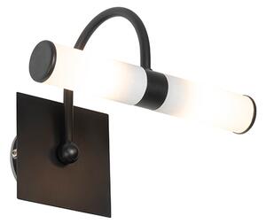 Klasyczny Kinkiet / Lampa scienna czarny IP44 2-punktowy - Bath Arc Oswietlenie wewnetrzne