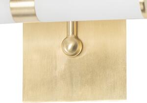 Klasyczny Kinkiet / Lampa scienna złoty IP44 2-punktowy - Bath Arc Oswietlenie wewnetrzne