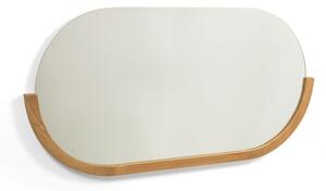 Lustro ścienne z drewnianą ramą 96x55 cm Rokia – Kave Home