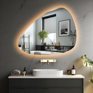 IREDA Lustro łazienkowe z oświetleniem LED, 100 x 70 cm