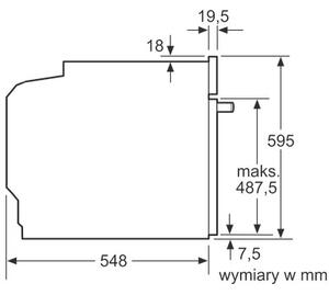 Piekarnik SIEMENS HB734G1B1 Elektryczny Czarny A+