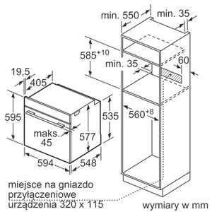 Piekarnik SIEMENS HB734G1B1 Elektryczny Czarny A+