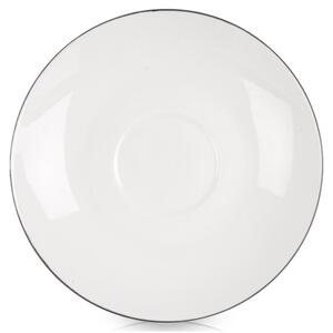 Spodek mały talerzyk porcelanowy biały DECORA 15 cm
