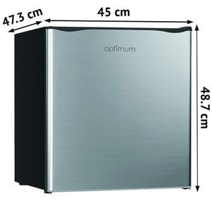 Lodówka OPTIMUM LD-0055 48.7cm Srebrna