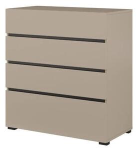 Komoda CROSS 4S 80cm congo/czarna