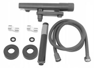 Bateria wannowa ścienna Estiva BADRA Black czarna 1 szt