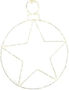 Dekoracja świetlna na okno CHRISTMAS DECORATION Gwiazda 236 LED 48 cm