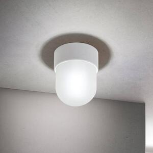 ORION Lampa sufitowa Ostia, możliwość ściemniania, biały / opal, przedpokój, szkło