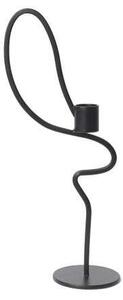 Ferm Living - Valse Świecznik High Black