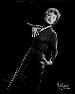 Fotografia Edith Piaf 1955 on American tour, Seymour, Maurice