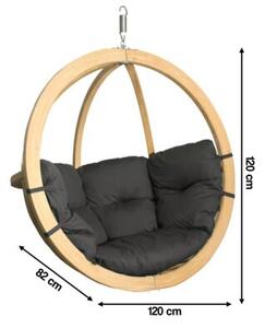 Fotel ogrodowy CZILLO Swing Pod Antracytowy