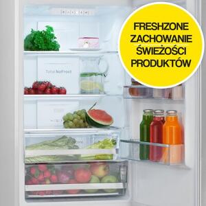 Lodówka AMICA FK4015T.2FZTWD No frost 171cm Biała