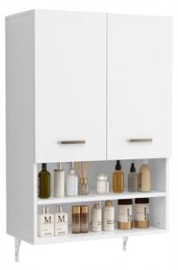 Szafka łazienkowa wisząca ścienna nad pralkę pojemne półki regał loft 64 cm