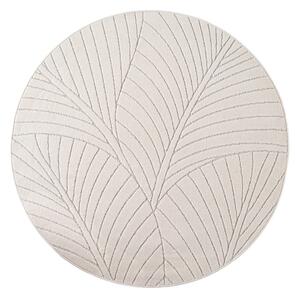 Kremowy okrągły dywan odpowiedni na zewnątrz ø 160 cm Nova 1203 – Ayyildiz Carpets