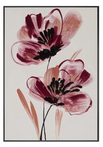 Obraz drukowany z ramą w zestawie/na płótnie 70x100 cm Burgundy Blooms – Styler