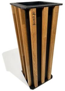 Donica drewniana Lamele 23x60 cm