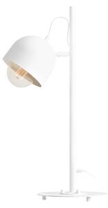 Biała lampa biurkowa Beryl - regulowany klosz