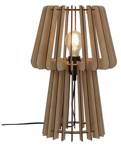 Lampa stołowa Groa - ażurowa, naturalna