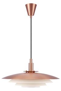 Miedziana lampa wisząca Bretagne - skandynawski design