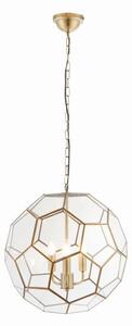 Stylowa lampa wisząca Miele - Endon Lighting - 3 żarówki - szklana