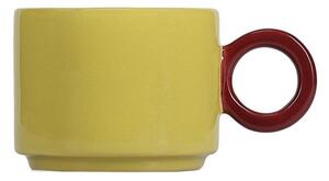 Musztardowy kamionkowy kubek 280 ml Lou – ONA