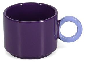 Ciemnofioletowy kamionkowy kubek 280 ml Lou – ONA