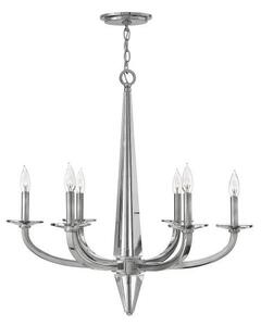 Srebrny żyrandol Ascher - elegancki design